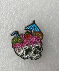 Customizable Brain Smoothie Badge 018A