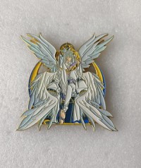 Customizable Anime Angel Badge 017A